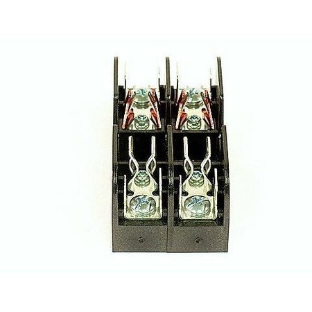 AAON Open Fuse Block, 2 Poles, 30A Amp Range, 600V AC/DC Volt Rating P77450